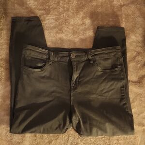 Kut from the Kloth Olive Green Jeans Sz  12